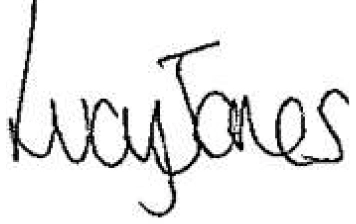 Lucy Jones Signature